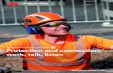 Protection and connection: work, talk, listen · MRX21P3E3WS6-ACK 3M™ PELTOR™ WS™ ALERT™ XPI, incl. ACK (FR09,FR08, LR6NM), App, blue, helmet attachment1 UU010322947 7100205297