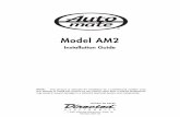 Model AM2 - directeddealers.com · Model AM2 Installation Guide NOTE: This product is intended for installation by a professional installer only! Any attempt to install this product