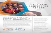CACS 2018 CONFERENCE REPORT€¦ · “Auditing IoT” presentation by R.V. Raghu, ISACA Board Director and Director at Versatilist Consulting India Pvt, Ltd: “Do we need to get