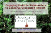 Engaging Multiple Stakeholders to Conserve Orangutan Habitat · “Sustainability is improving the quality of human life while living within the carrying capacity of supporting eco-systems"