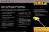 Multipoint Insertion Flow Meter Series K-BAR 2000B...Multipoint Insertion Flow Meter Series K-BAR 2000B TECHNICAL SPECIFICATIONS Kurz Instruments is dedicated to manufacturing and