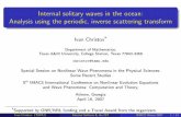 Internal solitary waves in the ocean: Analysis using the ...christov.tmnt-lab.org/downloads/IMACS_Waves2007_talk.pdfnonlinear evolution equations termed the (inverse) scattering transform.