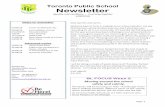 Toronto Public School Newsletter · 2019-10-14 · Toronto Public School Newsletter Quality and excellence… Learning together 1/08/2018 Page: 1 BL FOCUS Week 2 Moving around the