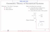 MEAM 535 Geometric Theory of Dynamical Systemsmeam535/fall03/slides/Geometry.pdf · MEAM 535 University of Pennsylvania 1 Geometric Theory of Dynamical Systems Poincare: Two Key Concepts