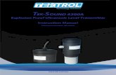 Technology Solutions TEK-S OUND 4200A · Technology Solutions TEK-S OUND 4200A Instruction Manual Explosion Proof Ultrasonic Level Transmitter Document Number: IM-4200A