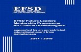EFSD Future Leaders Mentorship Programme for Clinical ... · University of Manchester, UK Stefano Del Prato University of Pisa, Italy Chantal Mathieu University of Leuven, Belgium