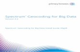 Spectrum Geocoding for Big Data - Pitney Bowes...Set hive.aux.jars.path in hive-site.xml and (for Hive v2.1 and earlier only) HIVE_AUX_JARS_PATH. in.sh hive-env using full paths to