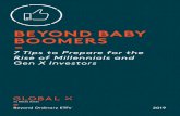 Beyond Baby Boomers-19aug06 - Global X ETFs€¦ · BEYOND BABY BOOMERS Education is Key As investors age, their experience with managing their finances and tracking the markets and