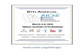 8TH ANNUAL - AIChE · 4 Conference Overview The AIChE Midwest Regional Conference (MRC) continues into its 8th year. Organized by the AIChE Chicago Local Section with support from