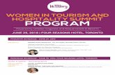 WOMEN IN TOURISM AND HOSPITALITY SUMMI PROGRAM · The power with which you show up impacts all your interactions and outcomes. Become aware of your power and work relentlessly to