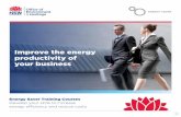 Improve the energy productivity of your business · designed to give NSW businesses a competitive advantage by increasing energy efficiency and energy productivity. Attendees gain
