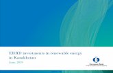 EBRD investments in renewable energy in Kazakhstan · 2019-07-31 · 2017 2018 e R ) ess V R ) Debt (LHS) Equity (LHS) Net Cumulative ABV (RHS) ... GCF –EBRD Kazakhstan Renewables