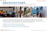 ARCHITECTURE UNDERGRADUATE DEGREES · to ready students for sustainable and socially-minded practice. . Maryland’s Built Environment School UNDERGRADUATE ADMISSIONS ARCHITECTURE