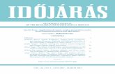 QUARTERLY JOURNAL OF THE HUNGARIAN METEOROLOGICAL … an A4 size paper using 14 pt Times New Roman font if possible. Use of S.I. units are expected, and the use of negative exponent