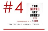 L’ERA DEL VIDEO SHARING: YOUTUBE - docenti.unimc.itdocenti.unimc.it/francesca.arienzo/teaching/2015/15422/files/#4. Ler… · Vimeo, la piattaforma concorrente di YouTube di proprietà