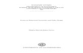 ECONOMIC STUDIES DEPARTMENT OF ECONOMICS SCHOOL OF ...€¦ · Mónica Marcela Jaime Torres . ISBN 978-91-85169-93-1 (printed) ISBN 978-91-85169-94-8 (pdf) ISSN 1651-4289 print .