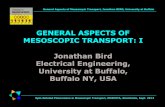 GENERAL ASPECTS OF MESOSCOPIC TRANSPORT: I Jonathan … · Spin-Related Phenomena in Mesoscopic Transport, NORDITA, Stockholm, Sept. 2012 General Aspects of Mesoscopic Transport,
