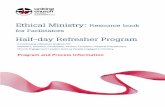 Program and Process Information - Uniting Church in ... minister, church secretary and local Uniting