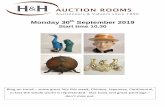 Monday 30th September 2019 - H&H Auction Rooms · 434 Watercolour, pastoral scene 435 Gilt framed watercolour, Luigi Barozzi 436 2 fishing watercolours, A Bowers 437 Judy Boyes print,