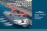 ECOCHLOR BALLAST WATER TREATMENT · Ecochlor is the only company in the world utilizing a patented chlorine dioxide treatment technology for ballast water. Unlike other water treatment