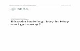 and go away ? Bitcoin halving: buy in May...Bitcoin without buying Bitcoins themselves 4. In the last six months, the number of Bitcoins held by the Grayscale trust has increased robustly