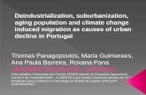 Deindustrialization, suburbanization, aging population and ... · of the Portuguese declining cities and identify the policies preferred by citizens residing in these cities, being