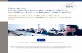 Case study: Cross-border parental responsibility, including ......2020 of the European Union. The contents of this publication are the sole responsibility of ERA and can in no way