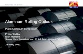 Aluminum Rolling Outlook · 2018-01-10 · Requires proportionate increase in casting / recycling capacity Novelis Growth Roadmap Automotive Capacity Increase: ~200kt Debottlenecking: