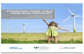 EXTRACTING FOSSIL FUELS FROM YOUR PORTFOLIOSM · Core meets the need for a core investment portfolio without direct fossil fuel exposure. Trillium’s Sustainable ... countless individuals