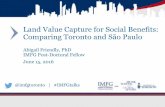 Land Value Capture for Social Benefits: Comparing Toronto ... · MAPA 4A ZONAS ESPECIAIS DE Área de Proteção e Recuperação de Mananciais Corredor de Ônibus Municipal Existente