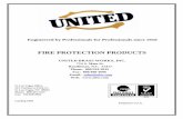 FIRE PROTECTION PRODUCTS · 2020-03-11 · Engineered by Professionals for Professionals since 1910 . FIRE PROTECTION PRODUCTS . UNITED BRASS WORKS, INC. 714 S. Main St. Randleman,