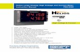 Helios Large Display High Voltage and Current Meter Instruction … · 2018-08-15 · Helios Large Display High Voltage and Current Meter Instruction Manual PD2-6400 2 Disclaimer