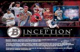 Rookie Autographed Card - Blue Parallel Inception Baseball.pdf · Rookie Autographed Card - Blue Parallel Bowman Inception Baseball-In Stores July 2016 ICPION Bowman® Inception Baseball