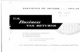 STATISTICS OF INCOME . 0 0 195-7-58 · porate statistics, summarized from the more detailed tables in the com-plete report, Statistics of Zncome, 1957-58, Corporation Income Tax Returns.
