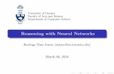 Reasoning with Neural Networks · Rodrigo Toro Icarte (rntoro@cs.toronto.edu) March 08, 2016. Introduction Reasoning with Neural NetworksQuestionsReferences Motivation Could a crocodile