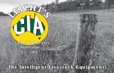 TThe Intelligent he Intelligent LLivestock Equipment ... · Load of Pro-Chutes & Yard Panels to Central Australia Load of Hay Racks to North Queensland Load of Pro-Chutes and Yard