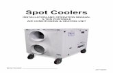 Spot Coolers · scpac5gxasx rev 042017 spot coolers installation and operation manual 5-ton portable air conditioning & heating unit serial number