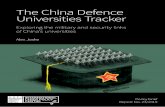Policy Brief: The China Defence Universities Tracker...Military–civil fusion is tied to the government’s Double First‑Class University Plan (世界一流大学和一 流学科建设