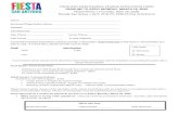 2020 Fiesta Fiesta Food and Retail Vendor Application...The Vendor releases the Fiesta San Antonio Commission and its agents, and the City of San Antonio, from any liability due to