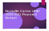 Rockville Centre UFSD 2020/2021 Proposed Budget · After School and Special Programs Extracurricular Programs at all grade levels Clubs Intramurals Individualized Programs in each