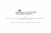 2018 Quality Assessment Performance Improvement ......2018/01/01  · SilverSummit Healthplan’s 2018 Quality Assessment and Performance Improvement (QAPI) Program Evaluation provides