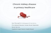 Chronic kidney disease in primary healthcare · CKD patients who are best managed in primary care Stable stage 3 CKD (eGFR 30- 60ml/min) Elderly CKD patients (>75 years) Absent heavy