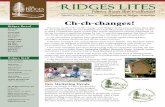 Ch-ch-changes!...Manager, Visitor Services Debbie Rzentkowski Office Administrator The Ridges Sanctuary, Inc. PO Box152 8270 Hwy. 57 Baileys Harbor, WI 54202 Office:(920) 839-2802