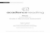 reading - Acadience Learning...Maze Student Materials Grade 4 | Benchmark Assessment Roland H. Good III Ruth A. Kaminski with ... sad. She tried to make up for it with her actually