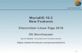 MariaDB 10.2 New · PDF file 8 / 48 MariaDB 10.2 History MariaDB 10.2.14 Stable: Mar/Apr 2018 MariaDB 10.2.13 Stable: 13 Feb 2018 MariaDB 10.2.12 Stable: 4 Jan 2018 MariaDB 10.2.11