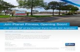 Join Planet Fitness, Opening Soon! · entrances. Planet Fitness is the newest tenant part of the re-energizing of Collins Square. warranties of any kind, expressed or implied, regarding