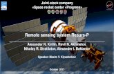 Remote sensing system Resurs-Pconf.racurs.ru/images/presentations/2017/RSS_Resurs_P.pdf · 2017-10-24 · Propose remote sensing system Resurs-P Remote sensing system Resurs-P has