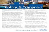 Policy & Transport - Waikato...durable solutions to common challenges is critical to the future success of the region. Increasing collaboration is a key future focus for the Waikato