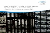 The Carbon Trust three stage approach to developing a robust …... · 2020-01-23 · The Carbon Trust three stage approach to developing a robust offsetting strategy Preface 01 In