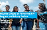 Regional Update on Adolescent HIV: Progress and Priority ...teampata.org/wp-content/uploads/2019/10/... · Galvanise the role of national programmes •Facilitate coordination and